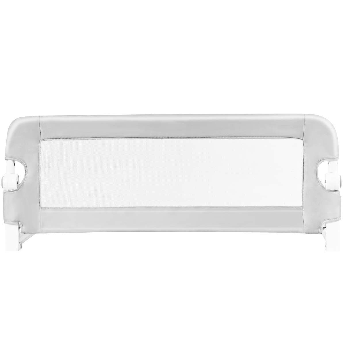 KOMFOTTEU Bettschutzgitter Bettgitter, klappbarer & tragbarer, 105 x 42 cm