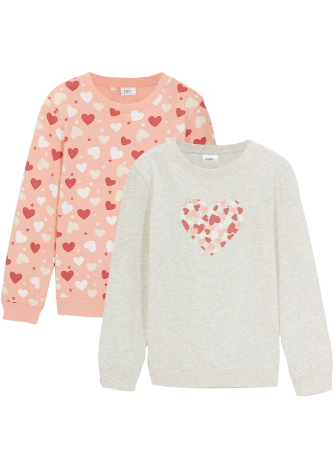 Mädchen Sweatshirt (2er Pack)