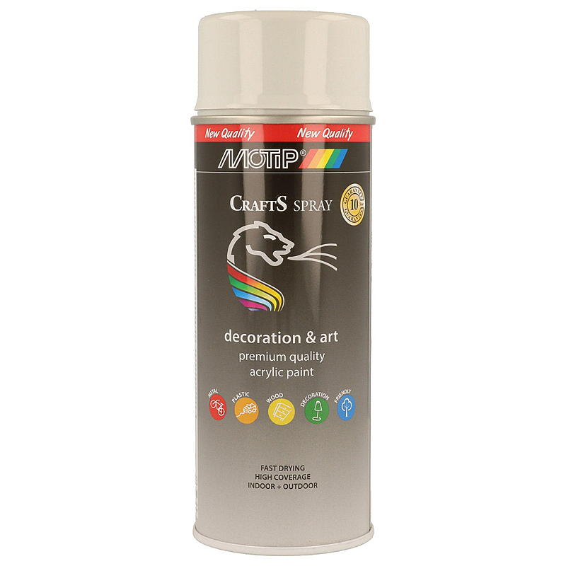 Crafts Spraymaling 400ml Lysgrå RAL7035 Crafts