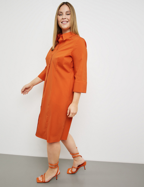 Blusenkleid mit 3/4 Arm und Taschen