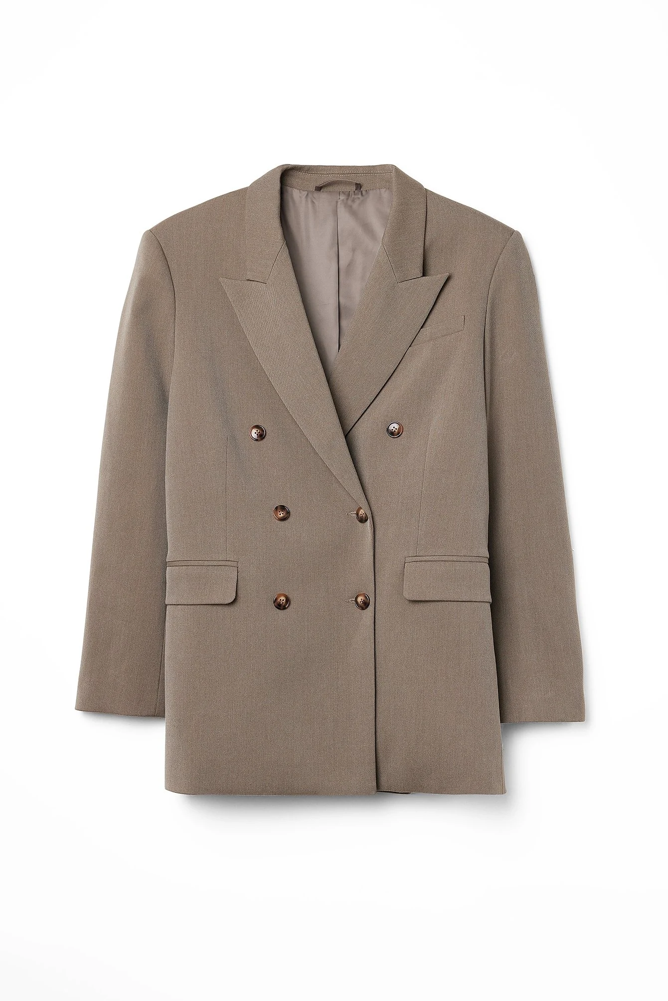 Zweireihiger Oversize-Maxi-Blazer