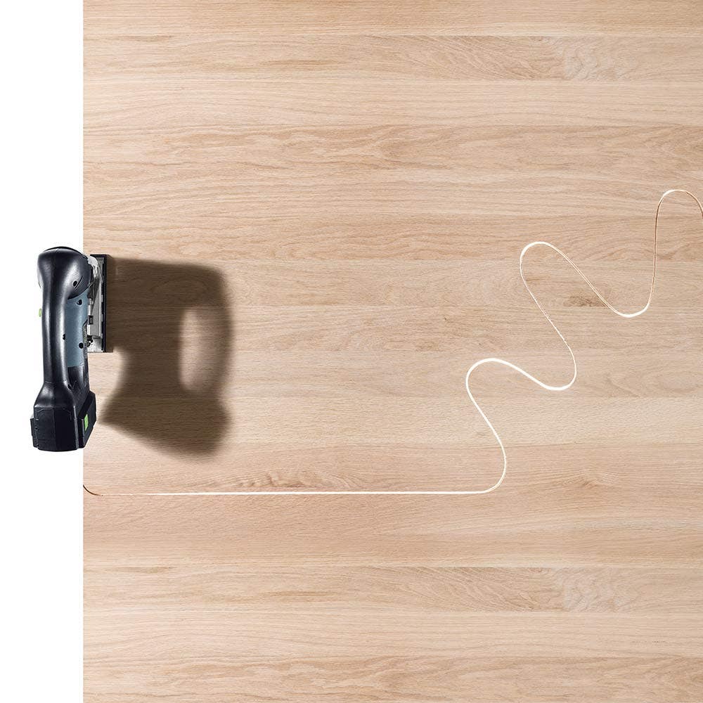 Serra tico-tico FESTOOL 18V PSBC 420 CARVEX com cabo em D, para couro 576530