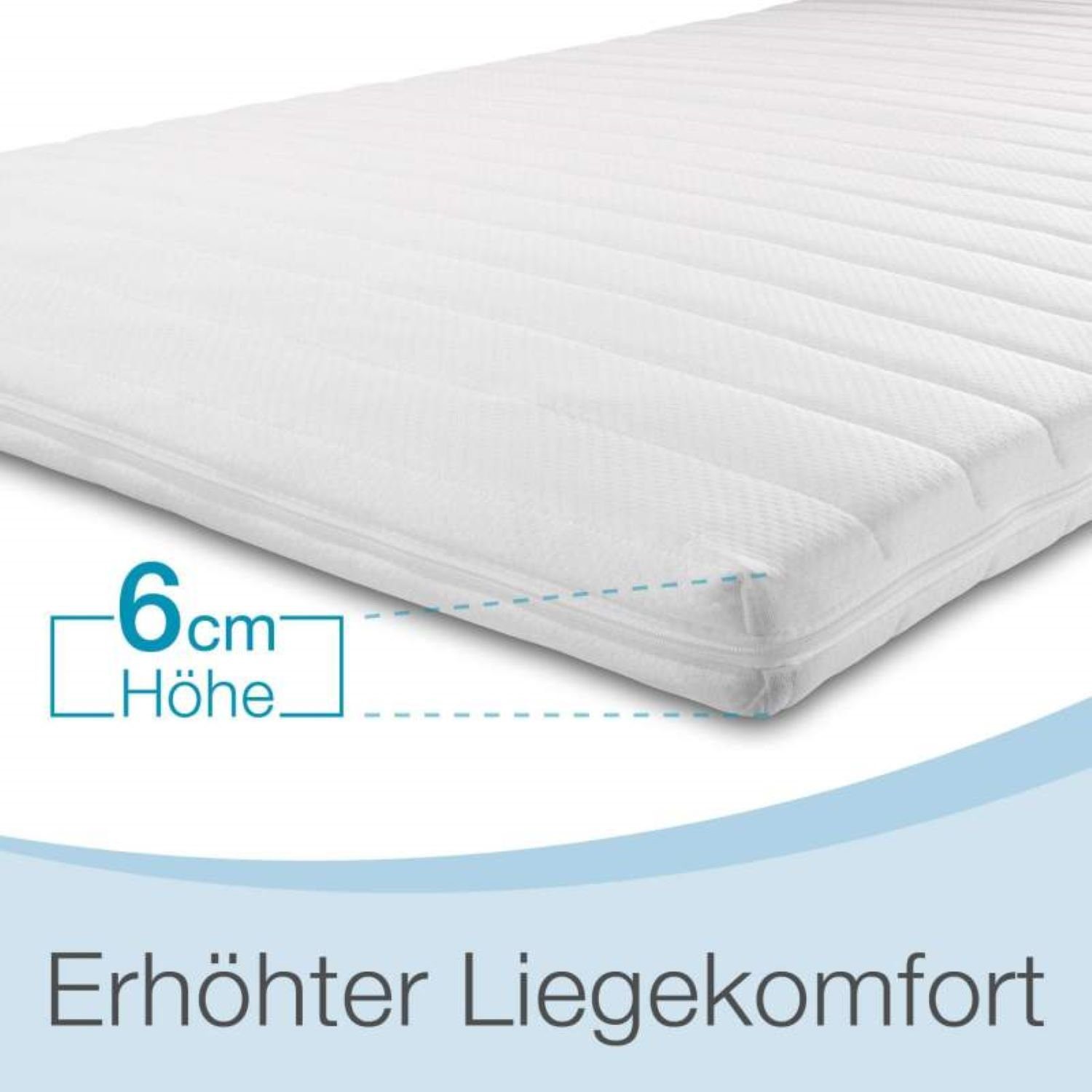 Topper, Bestschlaf, 6 cm hoch, Kaltschaum