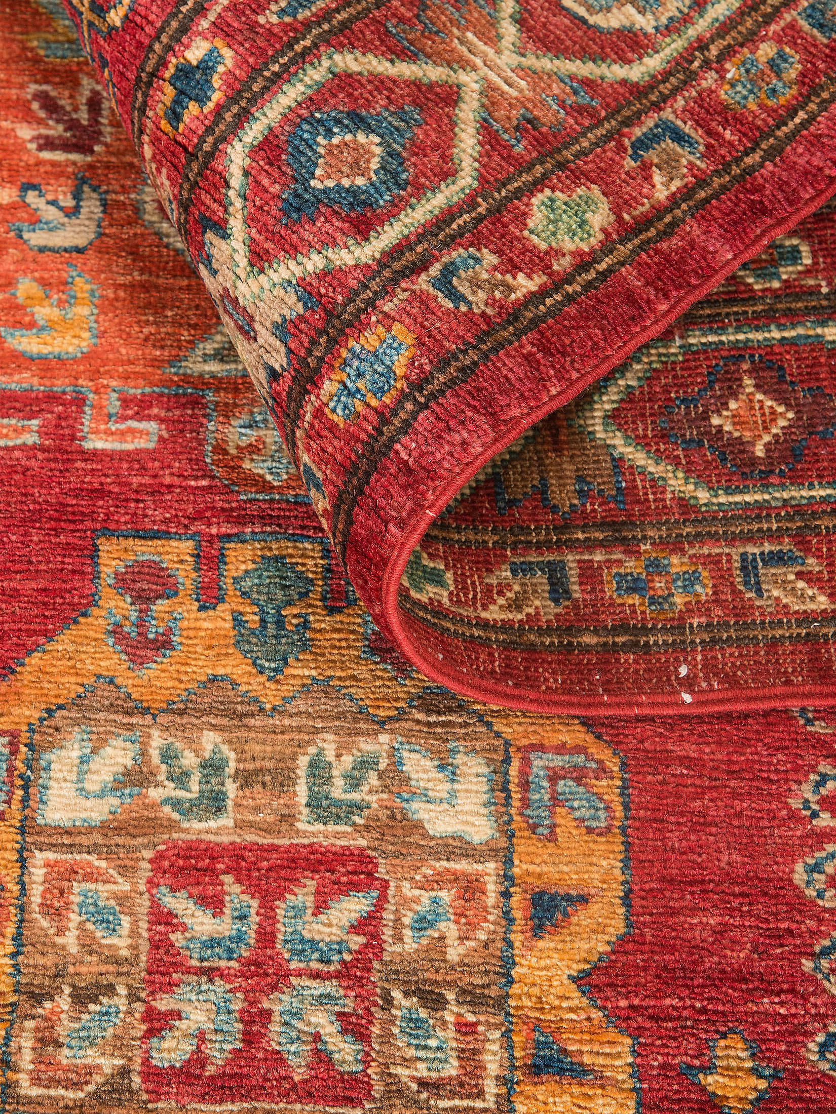 Kazak Ghazni ca. 198 x 278 cm, Unikat / Einzelstück