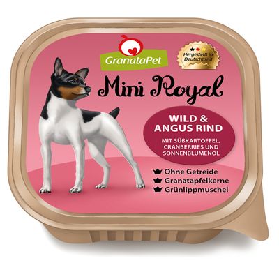 GranataPet Mini Royal 6 x 150 g Schale Mixpaket