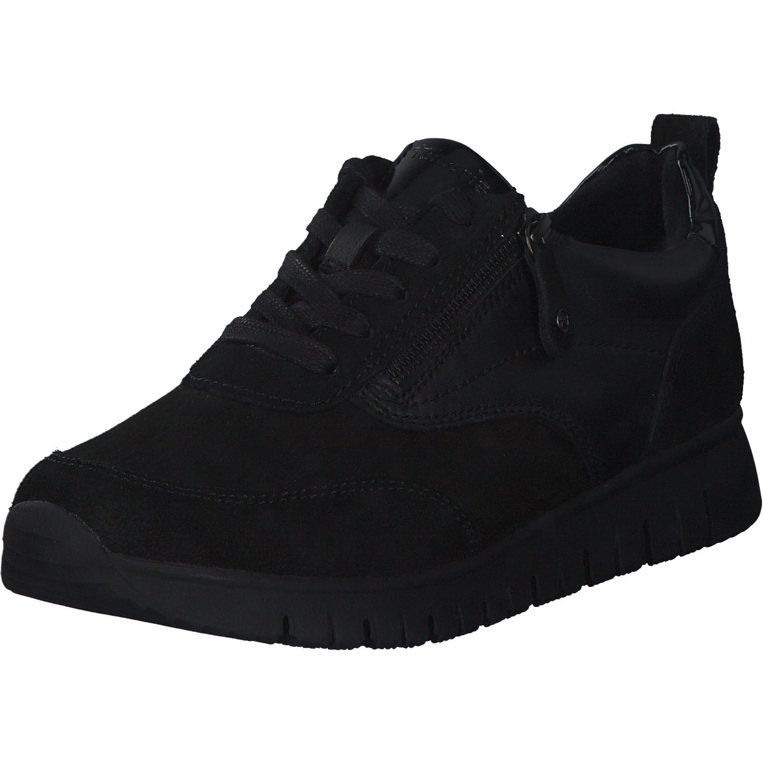 Jana Shoes 83705, Schnürschuhe, Damen, Schwarz
