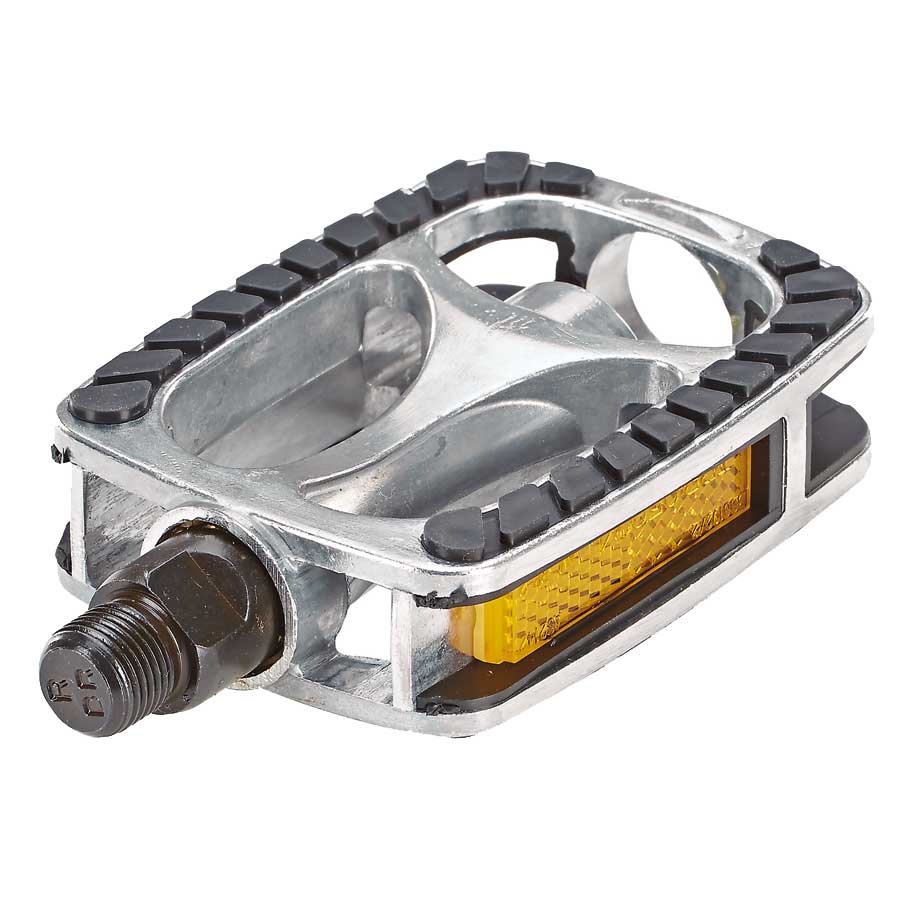 Universal-Pedale für Fahrräder, silber-schwarz, 1 Paar - ATU