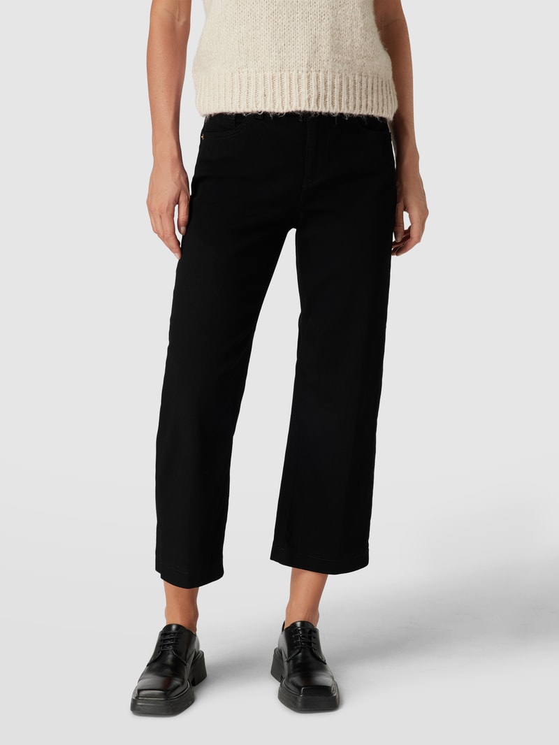 Culotte mit Label-Patch Modell 'Rich' in schwarz