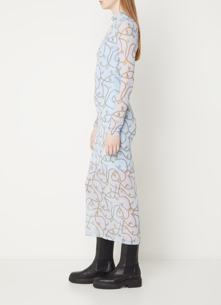 Vestido midi semitransparente estampado Nasuse de HUGO BOSS