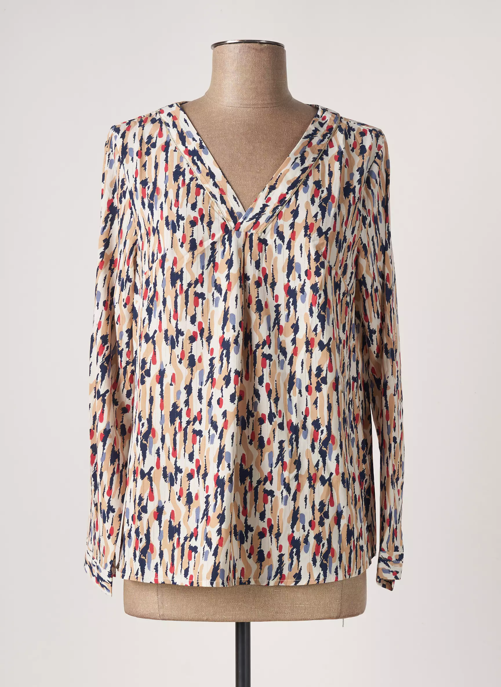 By One Blouses Femme couleur beige
