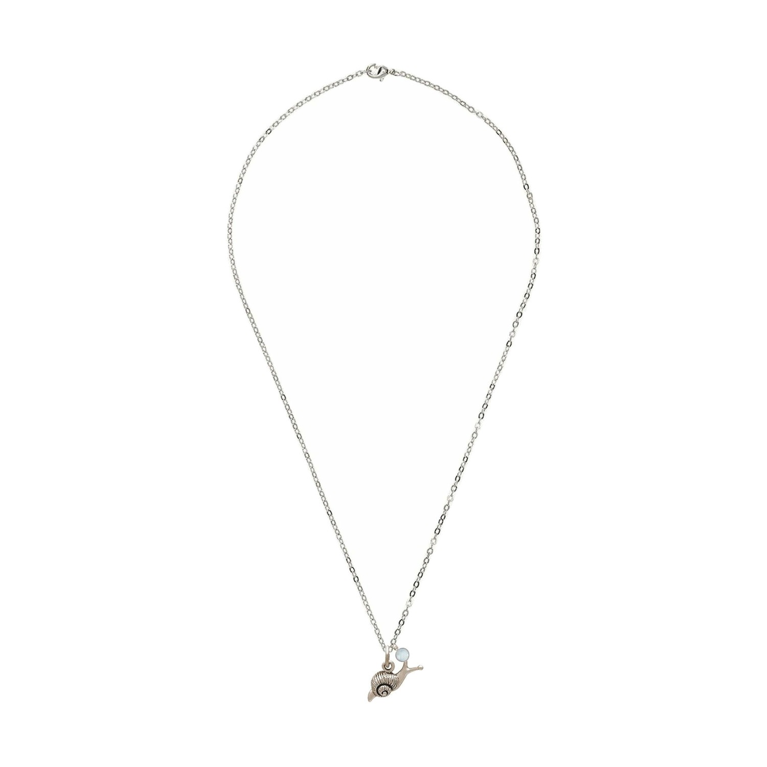 Kette mit Anhänger 'Schnecke Chalcedon'