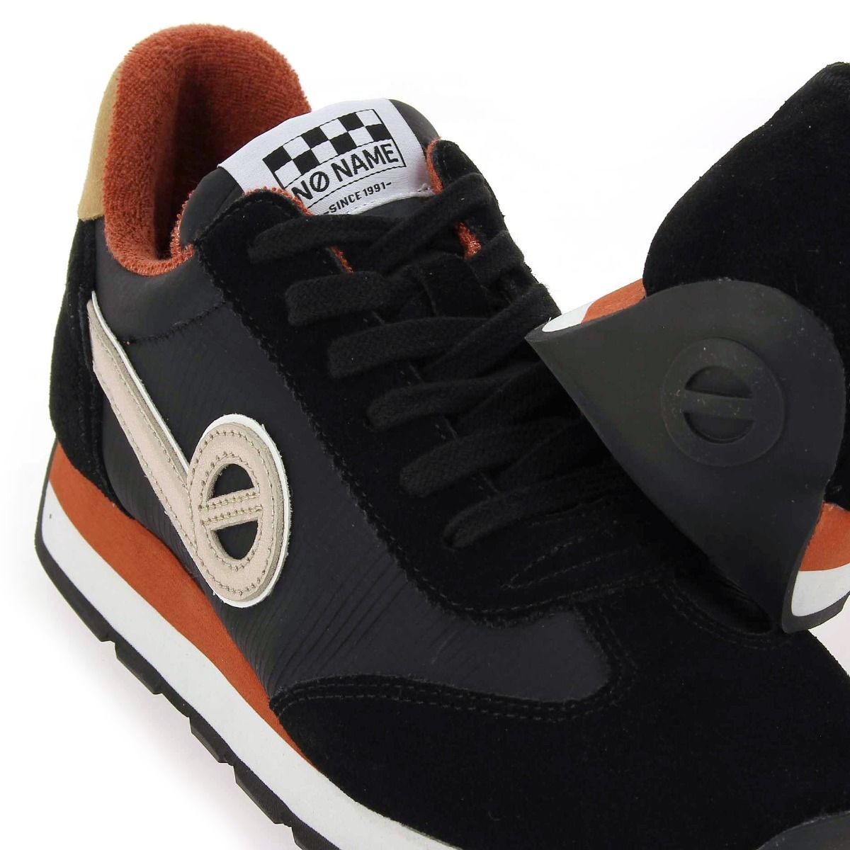 No Name  CITY RUN JOGGER SUEDE/CAMPER - noir