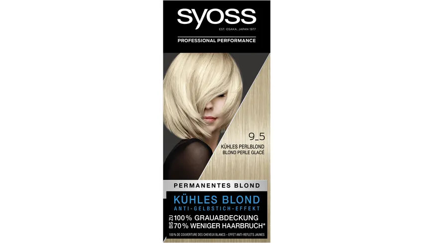 syoss Kühles Blond Coloration Stufe 3 9_5 - kühles perlblond