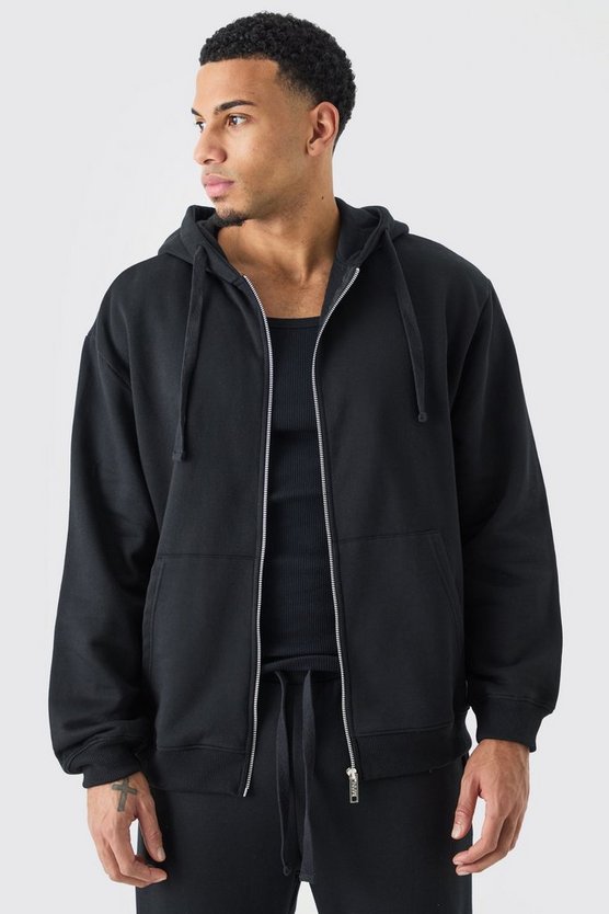 Oversize Hoodie mit Reißverschluss