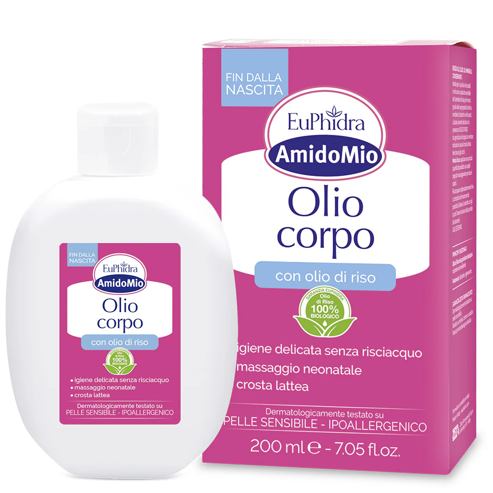 Aceite Corporal Amido Mio - Aceite Corporal, Tratamiento para Bebés