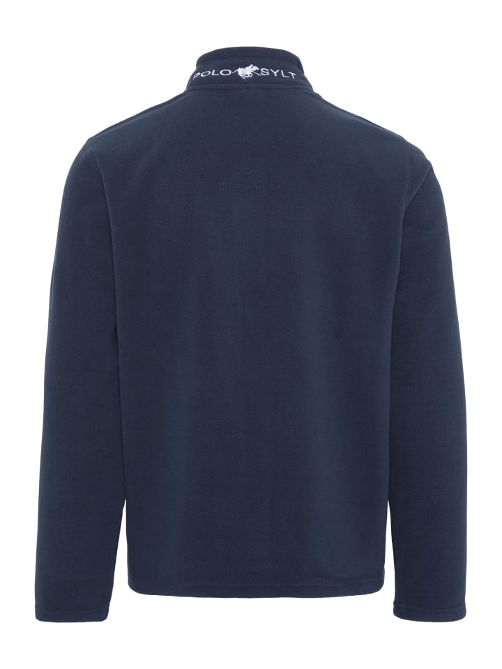 Polo Sylt Fleece-Jacke in Blau günstig kaufen