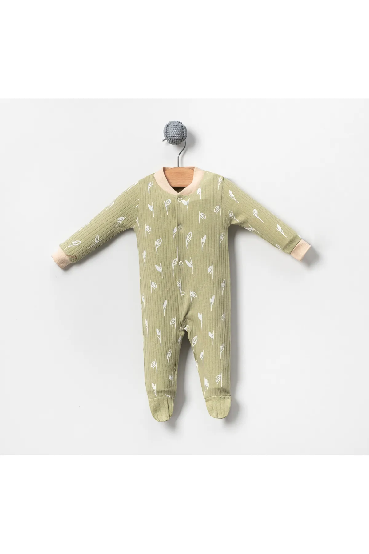 Bubito  3-teiliges Baby-Strampelanzug-Set mit Koala-Bild Grau Weiß