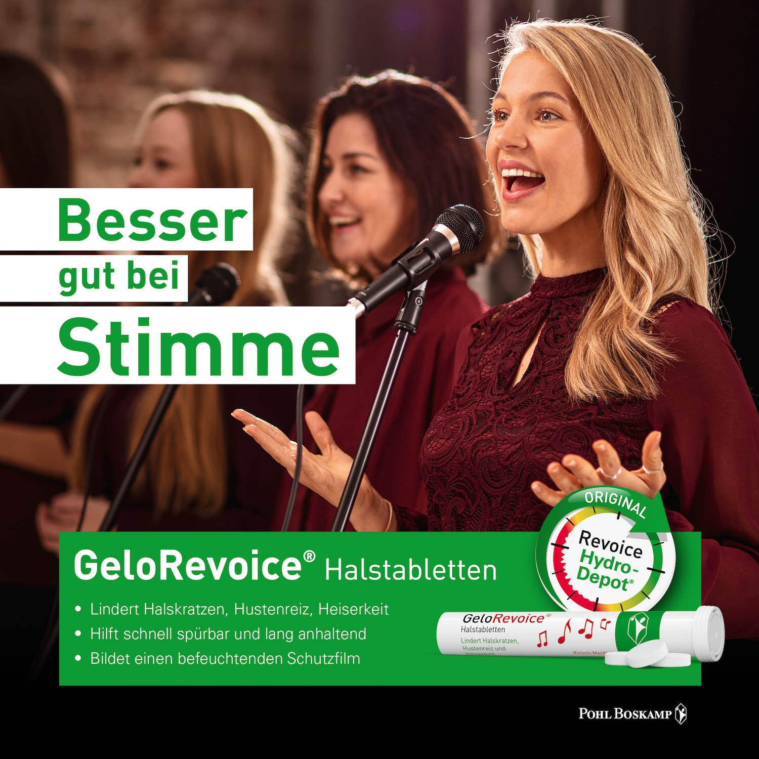 GeloRevoice Halstabletten Grapefruit-Menthol bei Heiserkeit & Stimmverlust