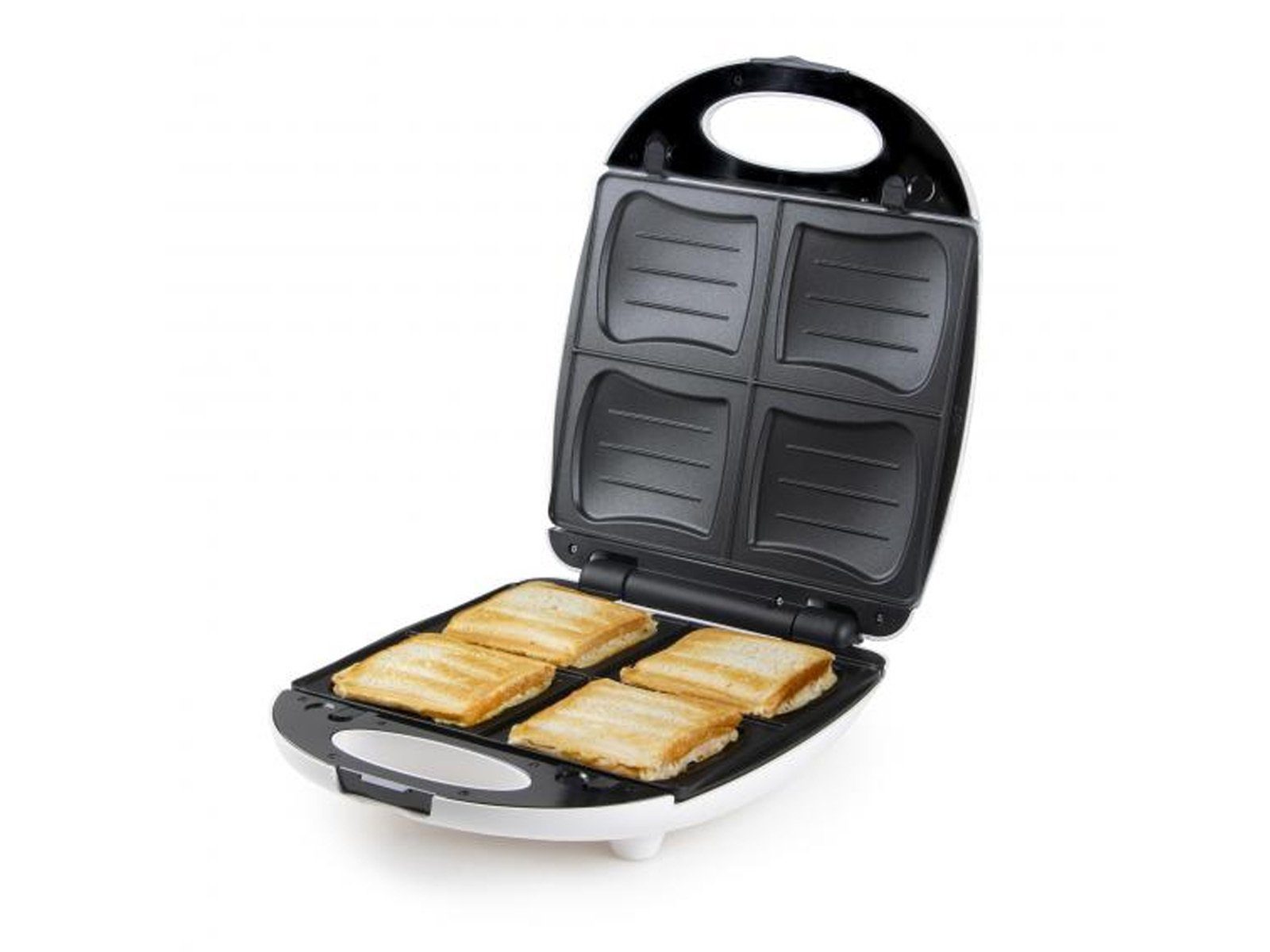 Domo Sandwichmaker, 1200 W, & Waffeleisen 2in1 belgische Waffeln Indoorgrill Panini Multigrill