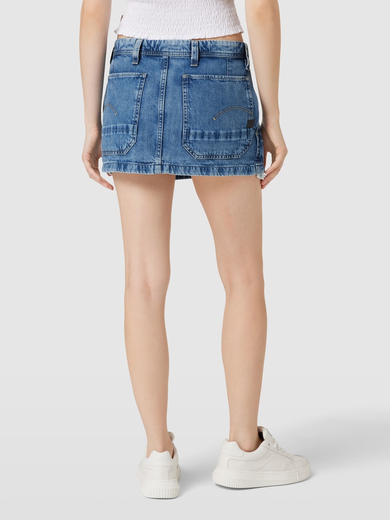 Jeansrock mit Eingrifftaschen Modell 'Workwear' in jeans