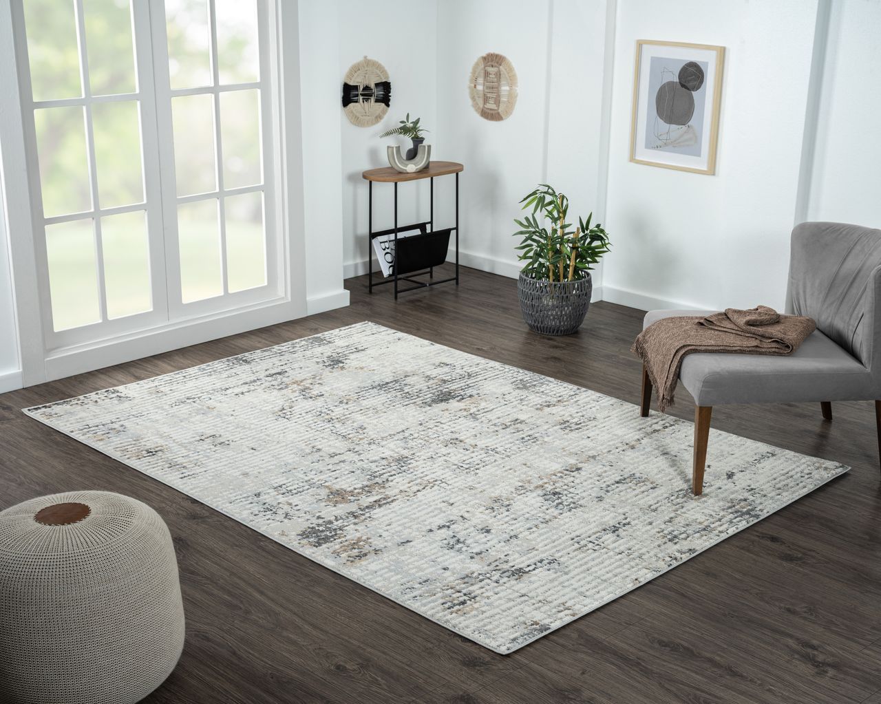 MyFlair Teppich Ashley , 160cm x 230cm, Farbe Beige, rechteckig, Florhöhe 8mm