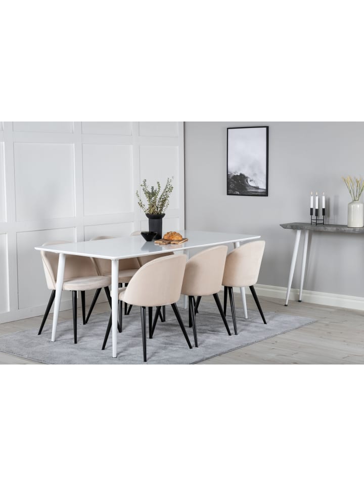 ebuy24 Essgruppe Polar 22 (7-teilig) Beige 90 x 180 cm günstig kaufen onesize