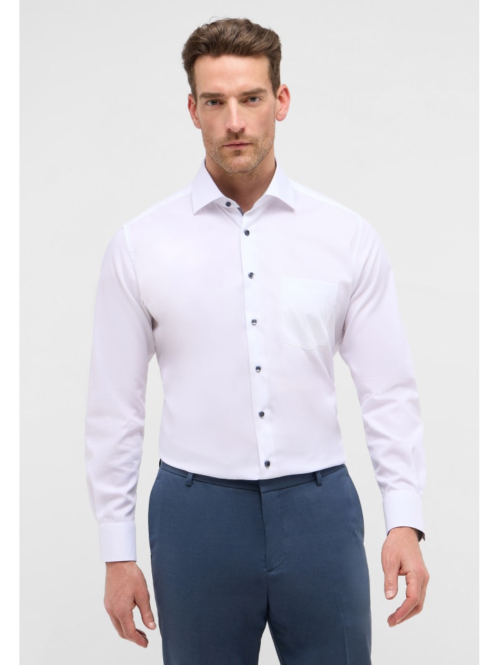 Eterna Hemd MODERN FIT in weiß günstig kaufen