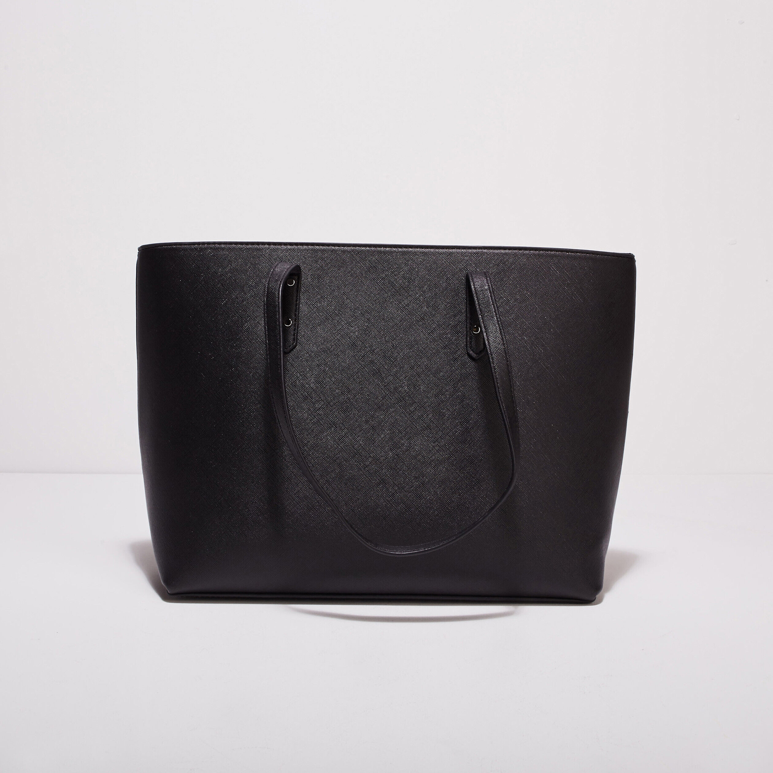 Sac cabas rectangulaire noir femme | Cache Cache