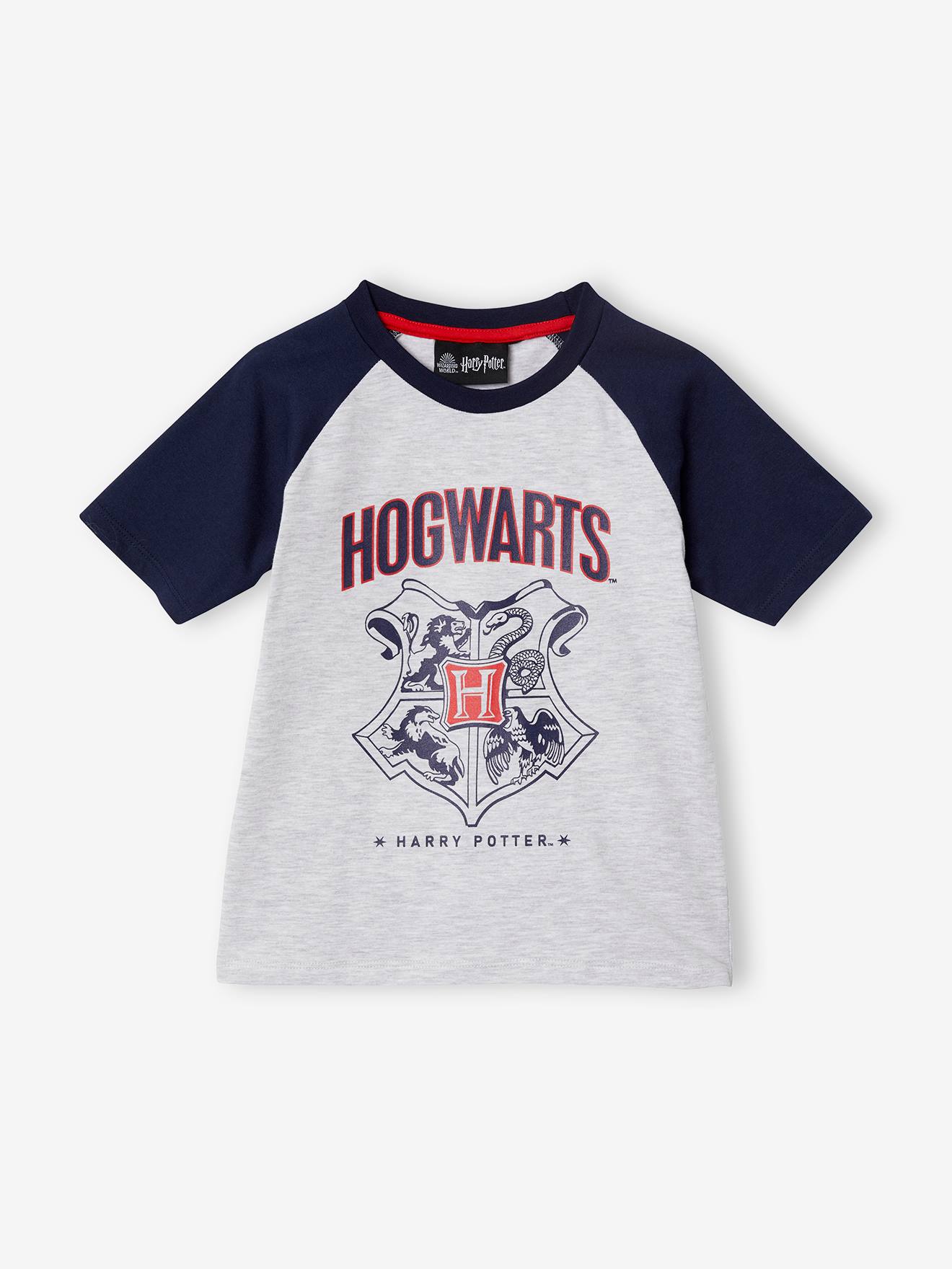 Pyjashort Garçon Harry Potter® gris / bleu rayé