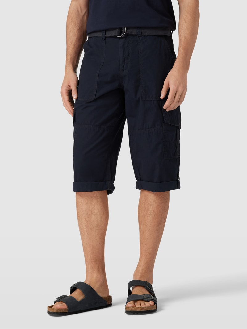 Cargoshorts inklusive Gürtel in marineblau