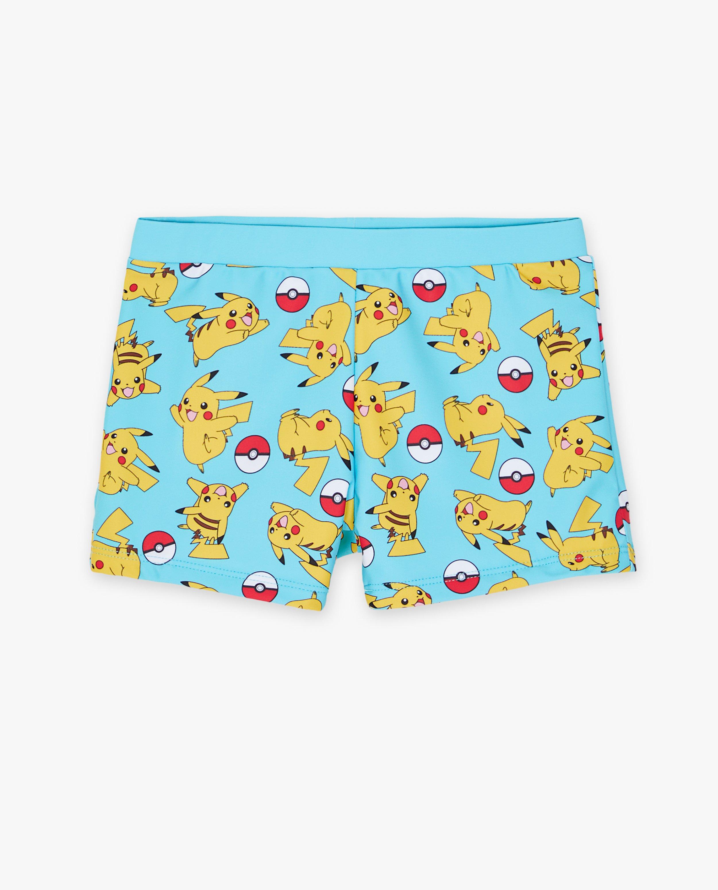Pokémon úszónadrág Pikachu mintával, kék