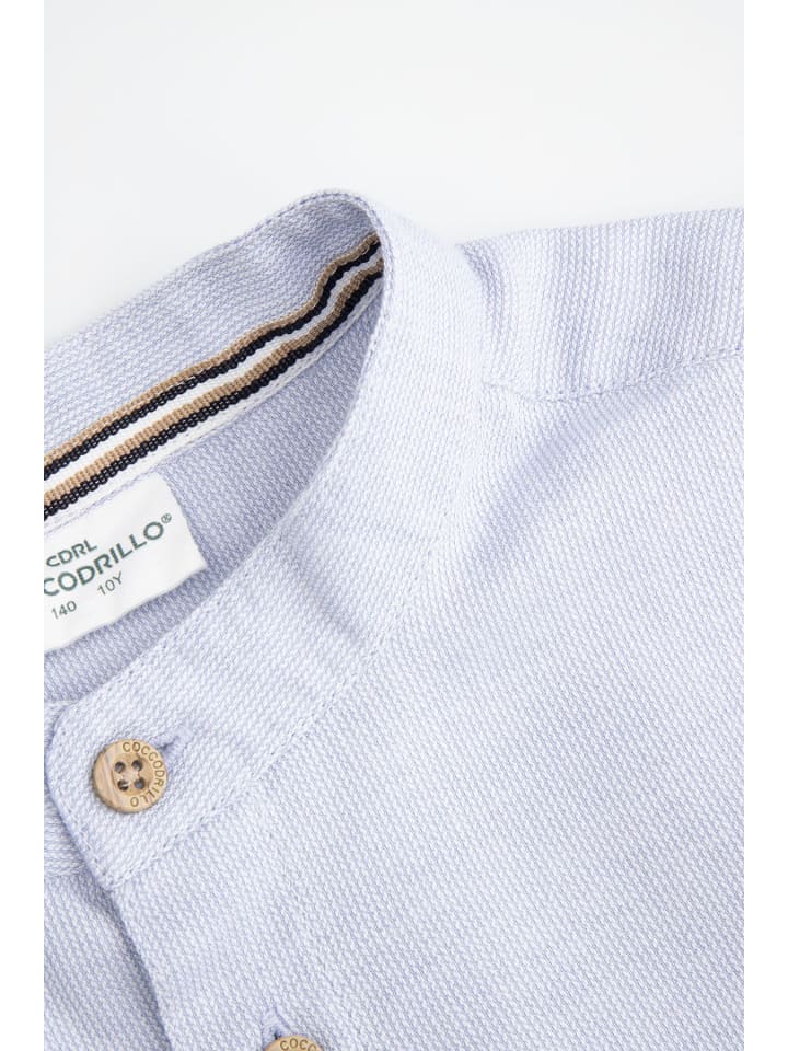 Coccodrillo Langarmhemd in blau günstig kaufen