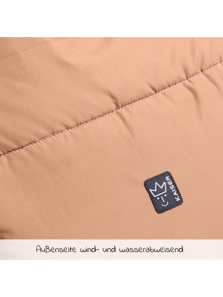 Kaiser Fleece-Fußsack Hoody 2.0 für Babyschale und Babywanne in braun günstig kaufen onesize
