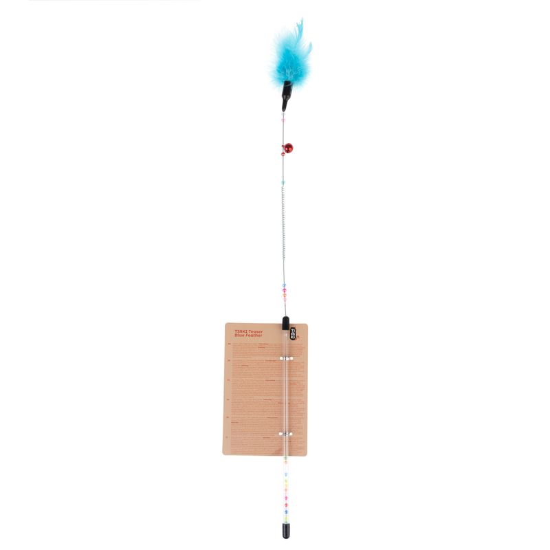 TIAKI Katzenangel Blue mit Federn zu TOP-Preisen