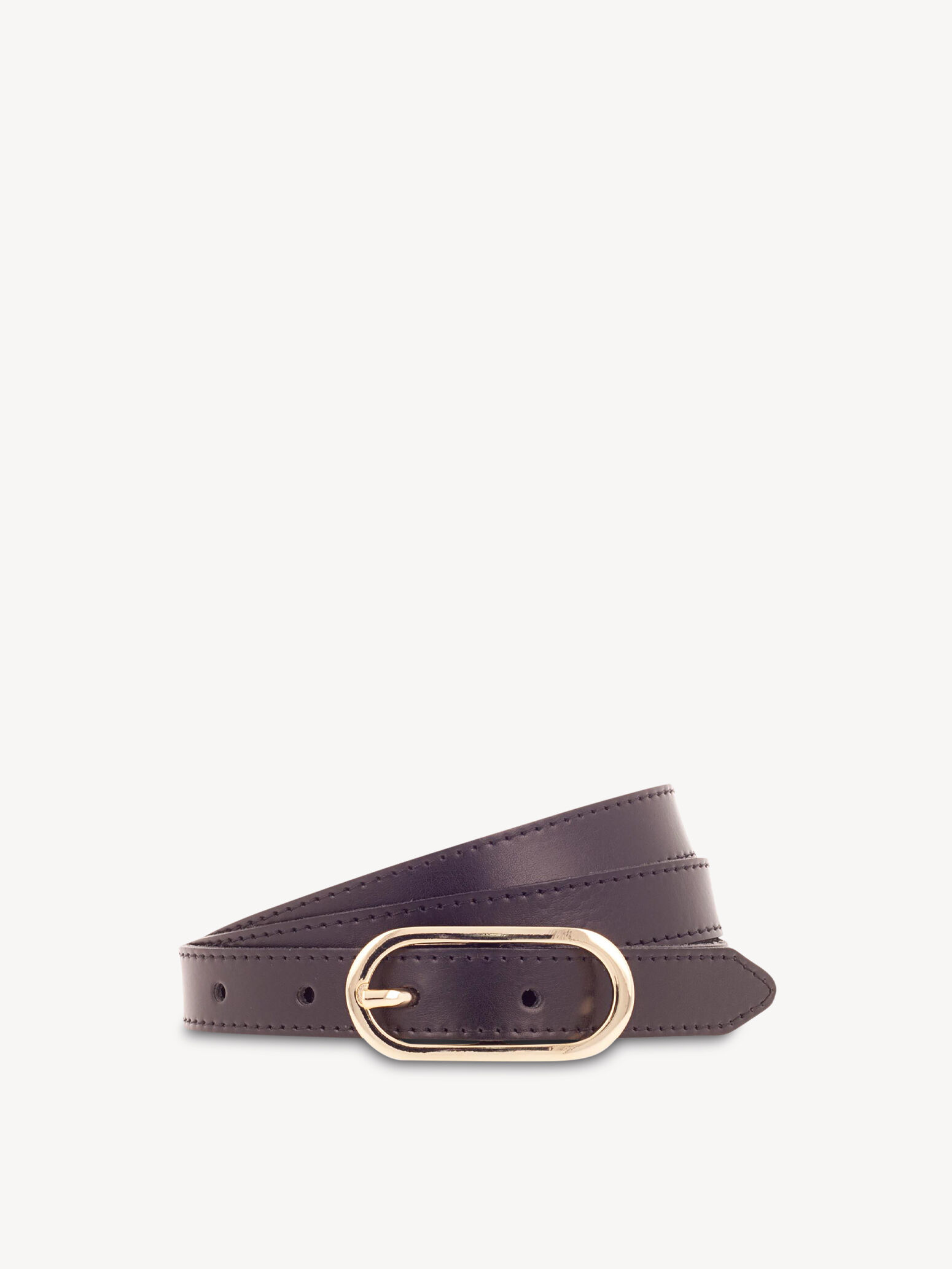 Ceinture en cuir - noir