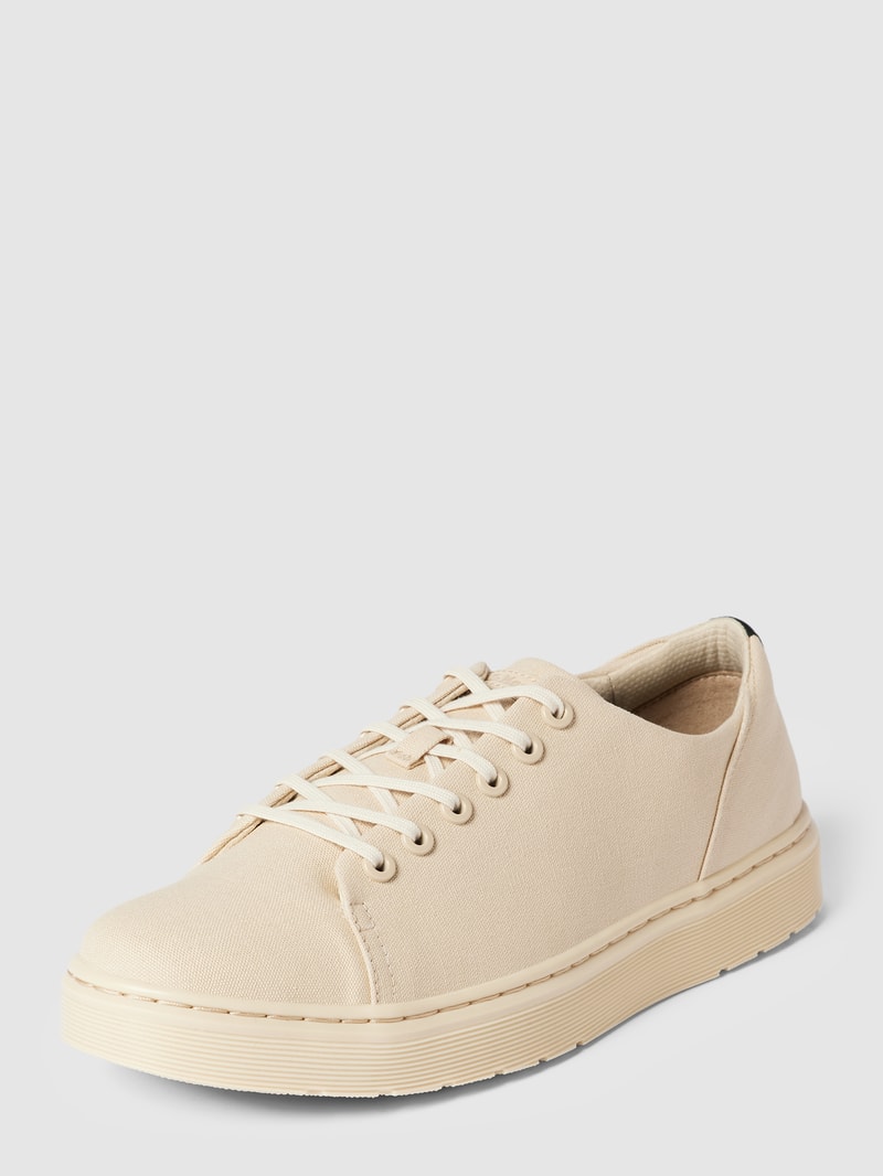 Sneaker mit Label-Detail Modell 'Dante' in beige