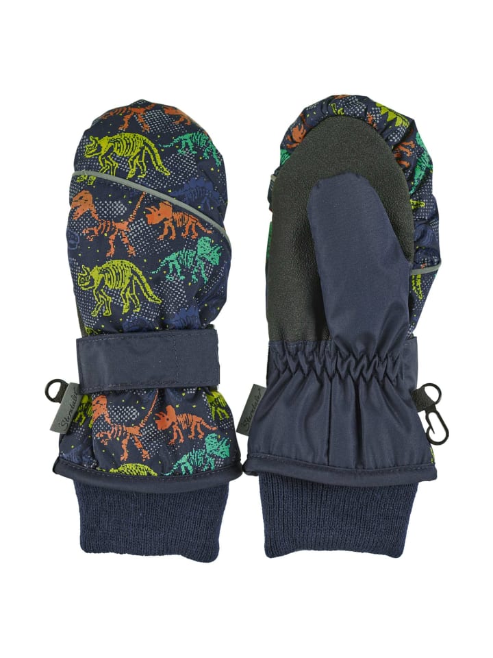 Sterntaler Fäustlinge Dino in marineblau günstig kaufen