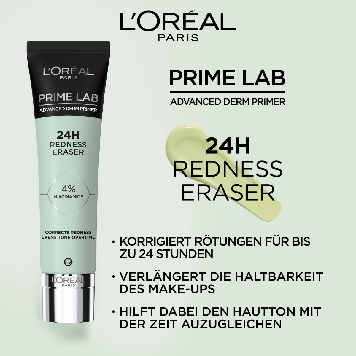 Primer Lab 24h Redness Eraser, 30 ml