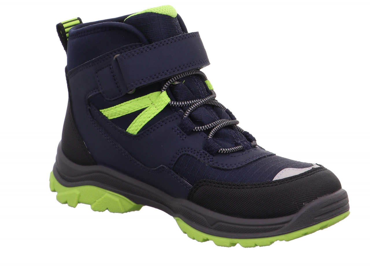 JUPITER - Blau/Grün Boots mit Klettverschluss