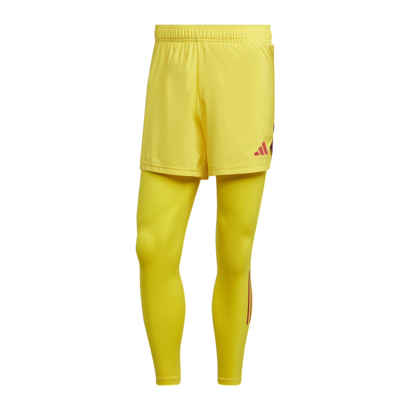 adidas Tiro 23 Pro Tight Torwarthose Gelb Rot