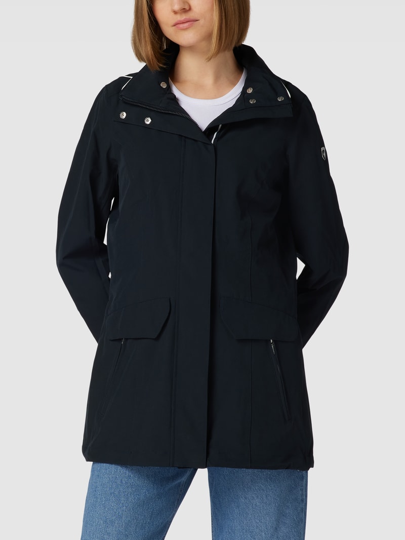 Funktionsjacke mit Label-Detail Modell 'MODENA' in marineblau