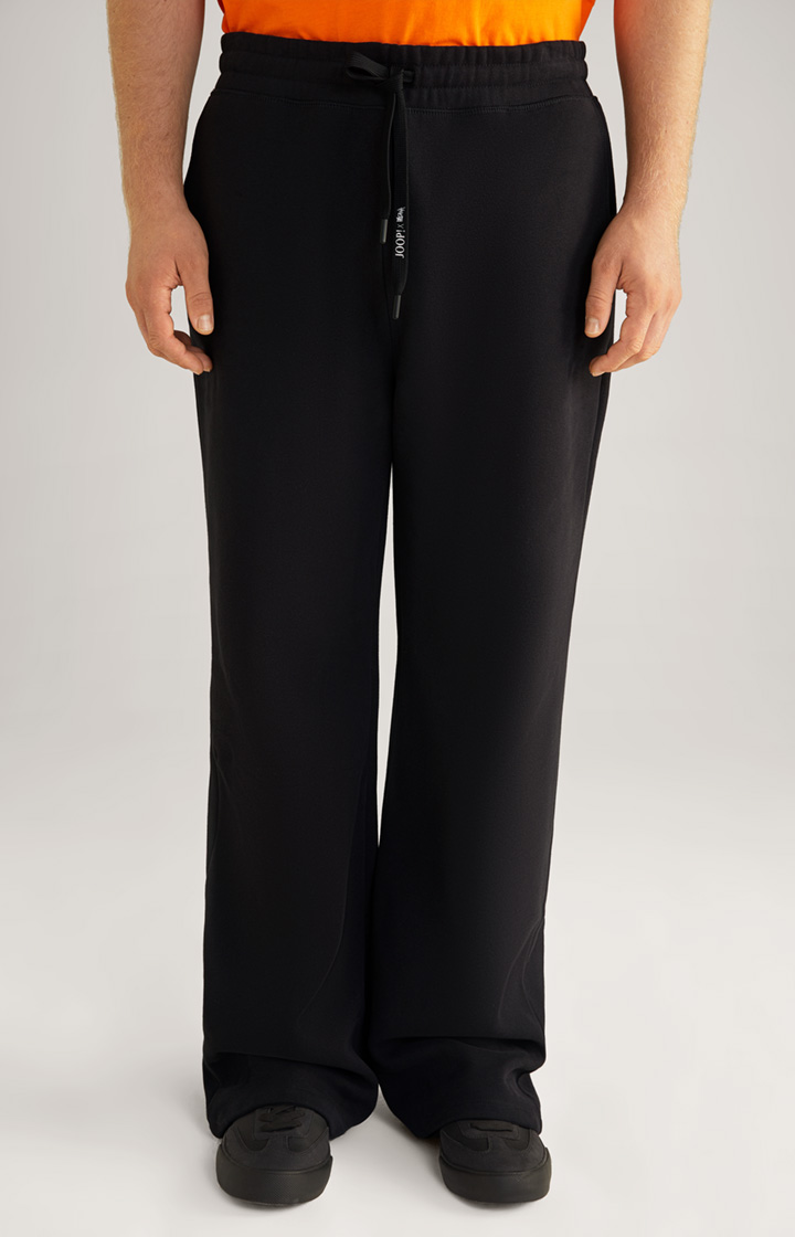 Unisex-Baumwoll-Joggpants in Schwarz