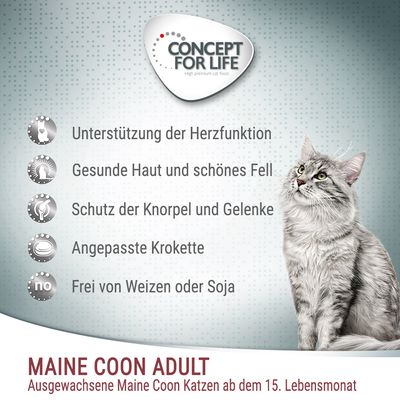 Concept for Life Maine Coon Adult - Verbesserte Rezeptur!