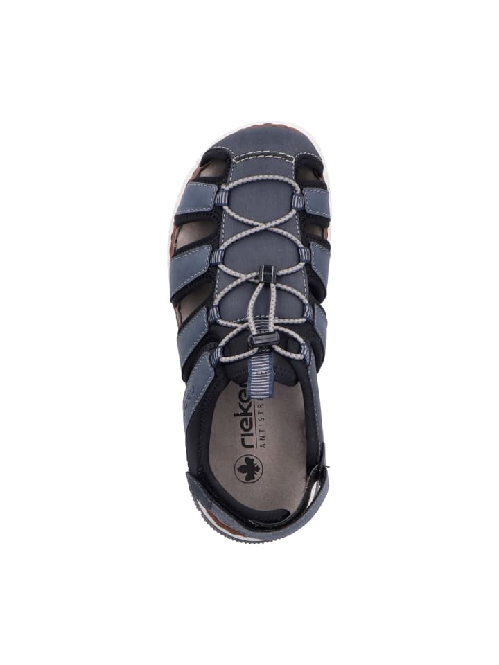 rieker Komfort Sandalen in Blau günstig kaufen