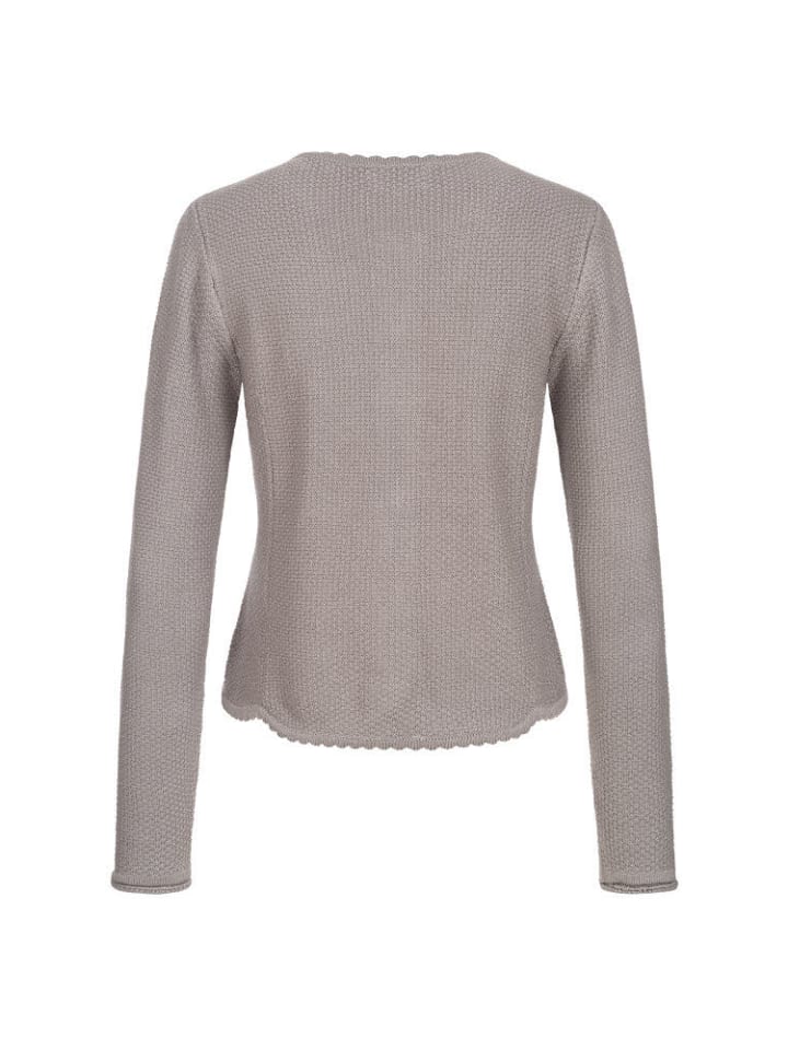 Nübler Strickjacke Langarm Yvonne in Silber günstig kaufen