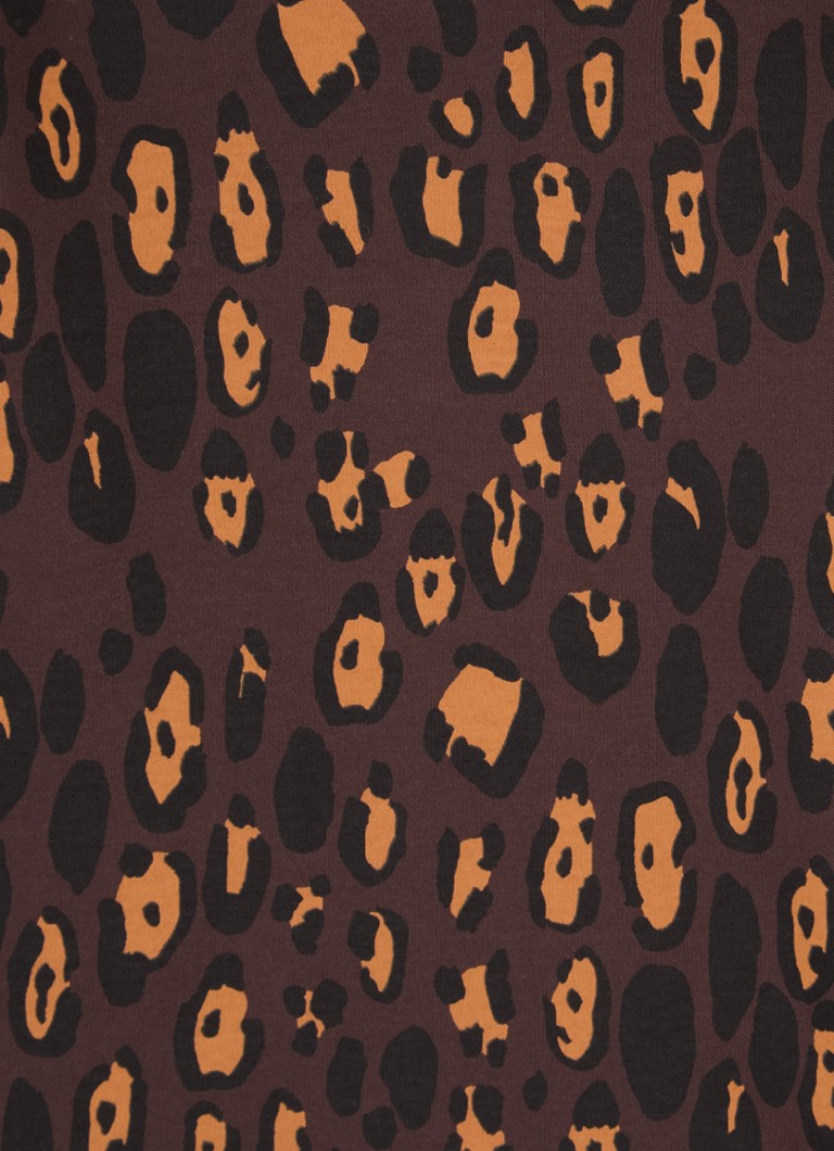 Mini Rodini top od organskog pamuka s leopard printom
