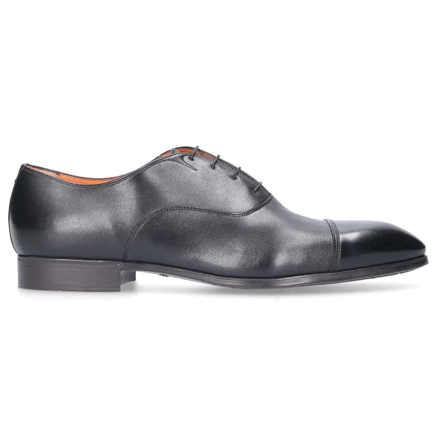Santoni - Halbschuhe 11011 Kalbsleder - schwarz