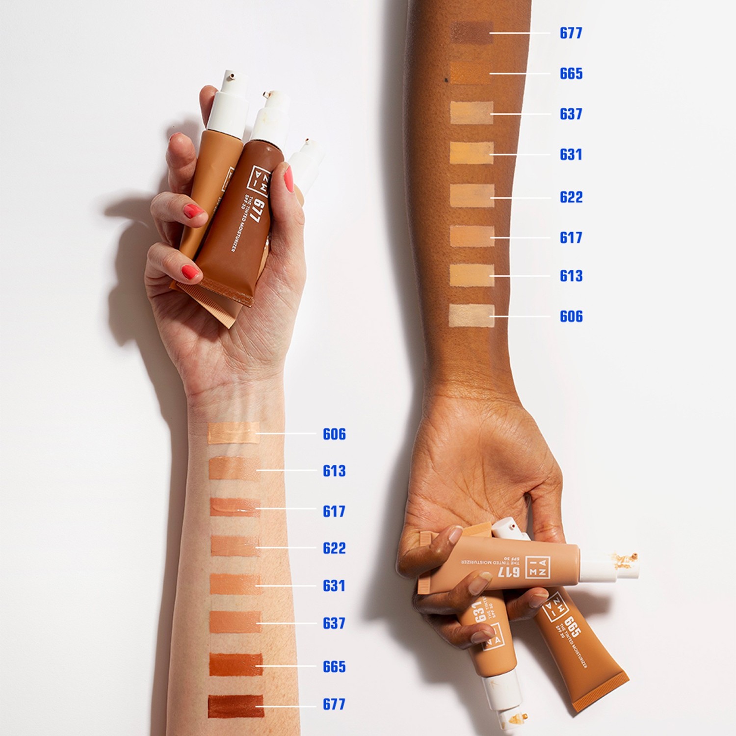 3INA Krem nawilżający z filtrem SPF30