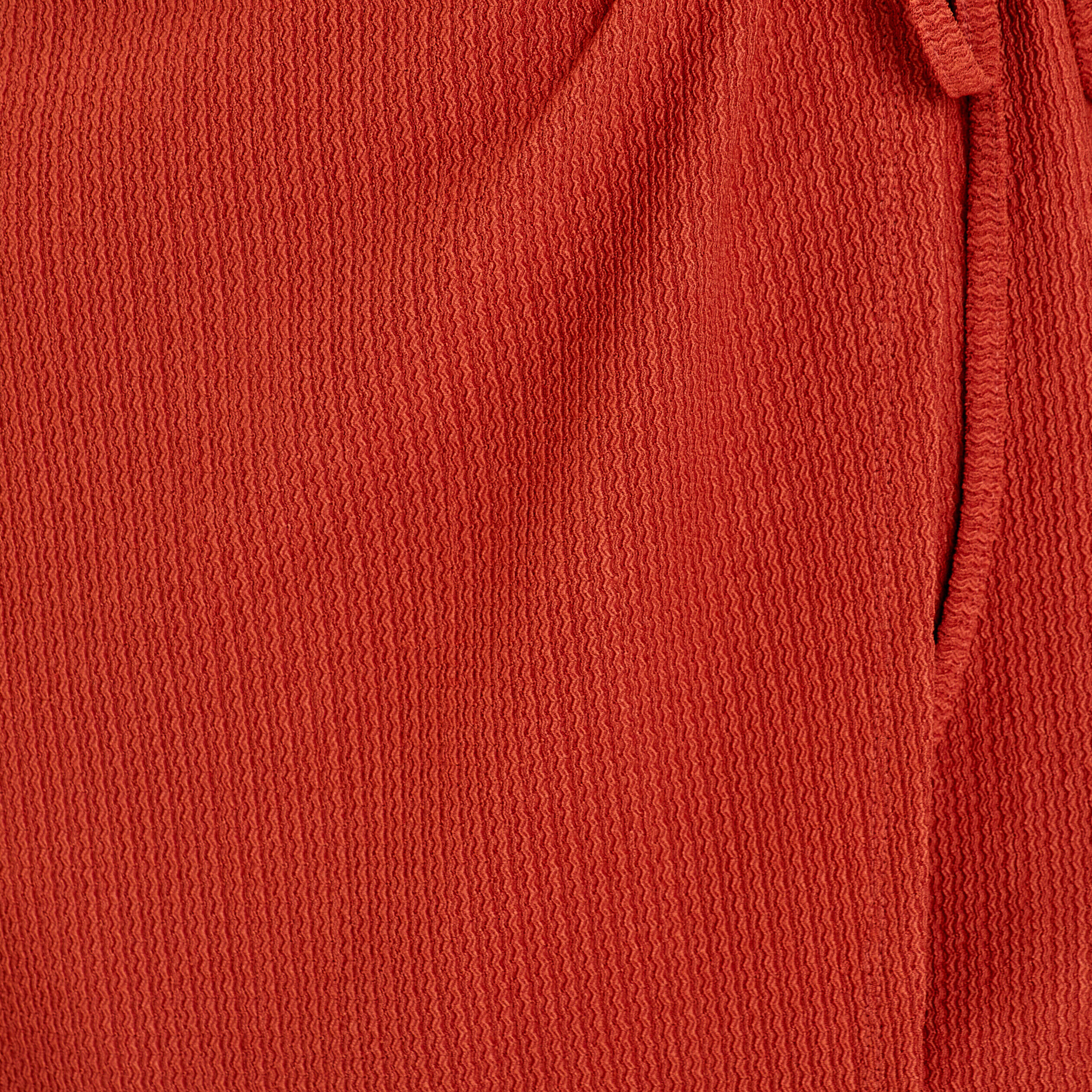 Robe portefeuille à cordons rouge foncé femme | Cache Cache