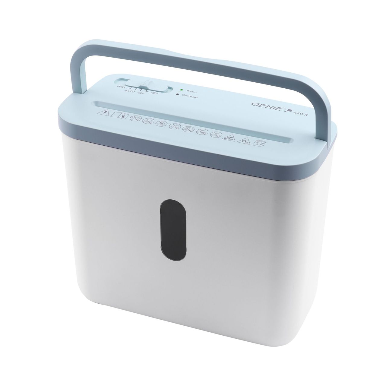 GENIE Aktenvernichter GENIE 440 X weiß/blau